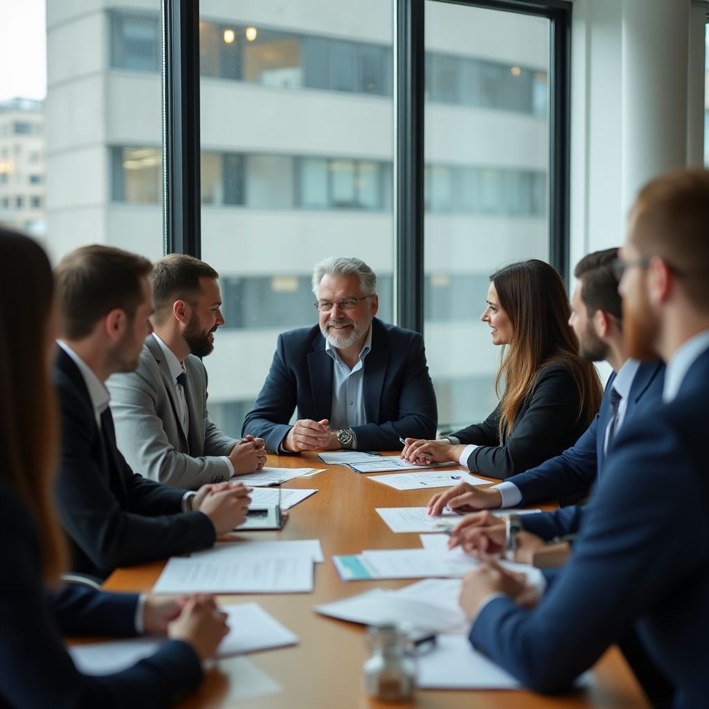 Equipo de FinArg Consulting en reunión estratégica
